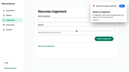 Ajoutez le logement
