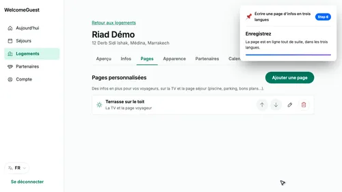 Enregistrez la page