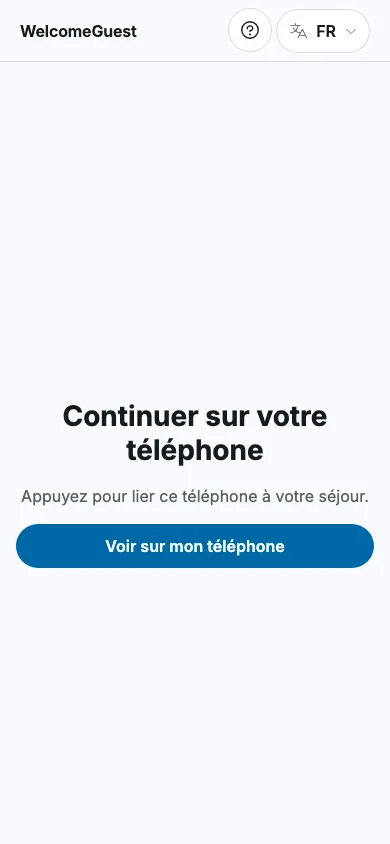 Scannez le QR de la TV