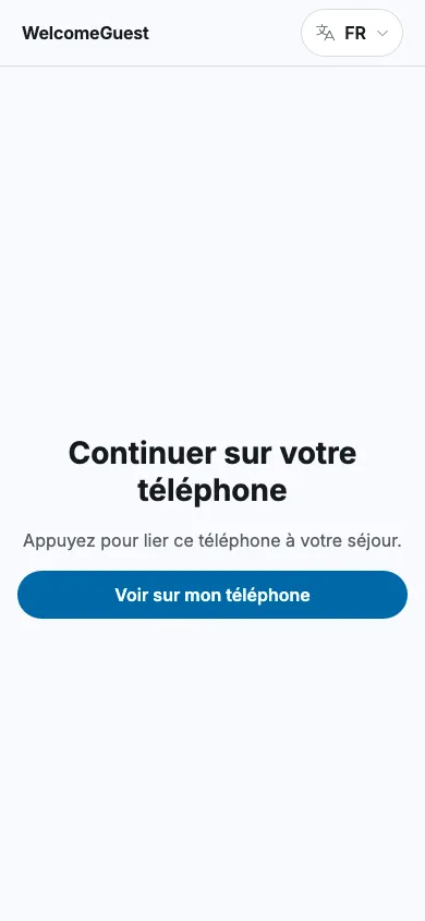 Scannez le QR de la TV