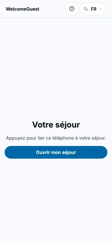 Ouvrez le lien de votre hôte