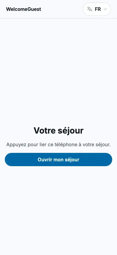 Ouvrez le lien de votre hôte