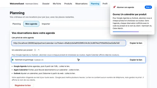 Pour Gougueule Agenda ou Outlouk, abonnez-vous à chaque produit et choisissez sa couleur