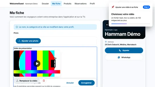 Choisissez votre vidéo