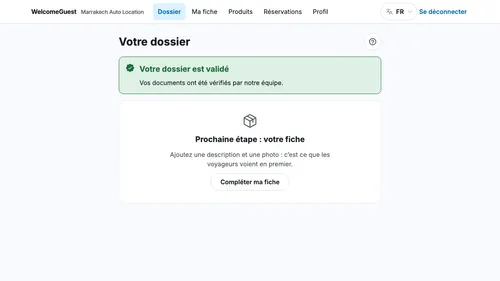 Dossier validé