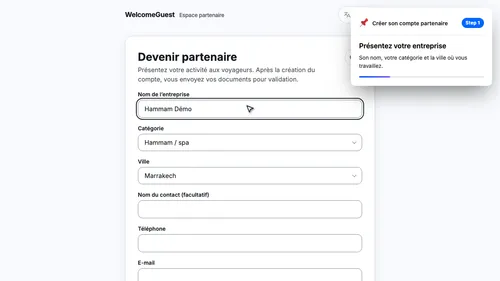 Présentez votre entreprise