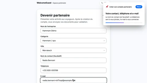 Contact, téléphone et e-mail