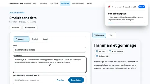 Titre et description