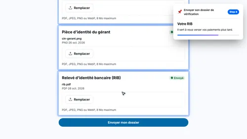 Ajoutez le RIB