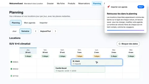 Retrouvez-les dans le planning