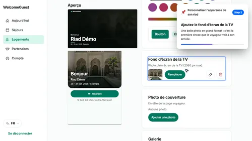 Choisissez le fond d’écran